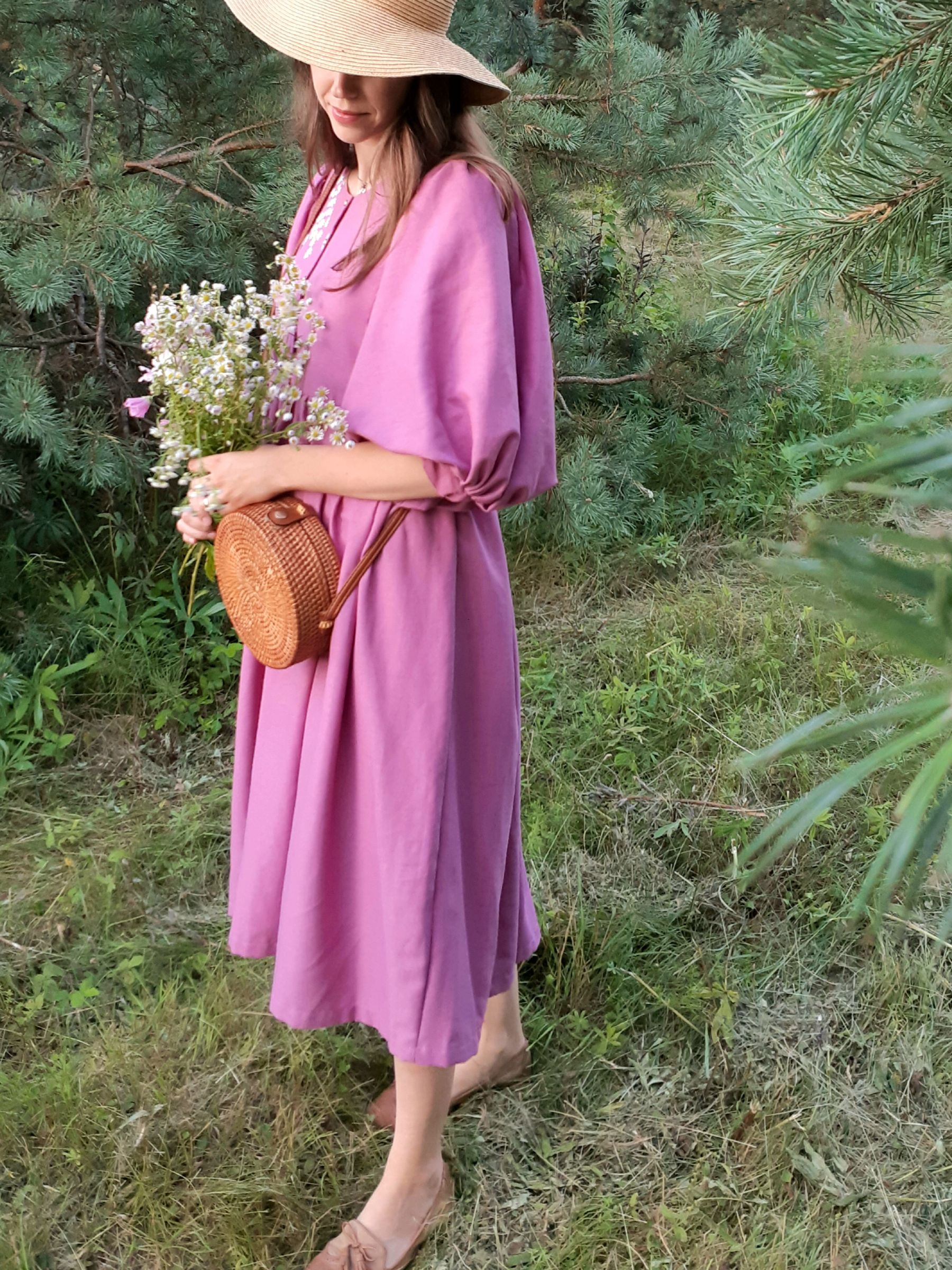 Lininė suknelė
